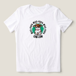 T-shirt En Tri-matière Moo Papa Cow