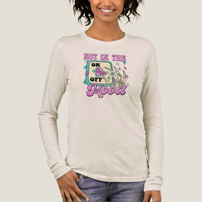 T-shirt En Tri-matière Mood Switcher Tee | Funny On/Off Mood Graphic Tee (Recto)