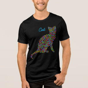 T-shirt En Tri-matière mot tee shirt chat