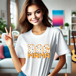 T-shirt En Tri-matière Motif de Dog Mama Paw