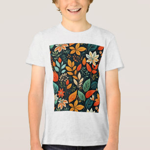 T-shirt En Tri-matière Motif de fleurs exotiques florales