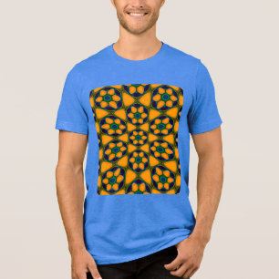 T-shirt En Tri-matière Motif Fleurs Abstraites uniques