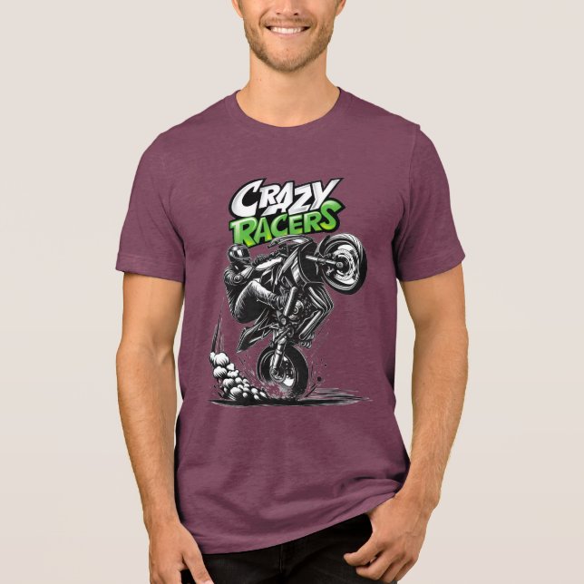 T-shirt En Tri-matière moto moto biker mode de vie (Recto)