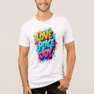 T-shirt En Tri-matière Mots vifs : Amour, Paix et Joie