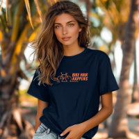 Mountain Bike Girl Ironie orange noir