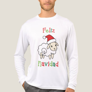 T-shirt En Tri-matière Mouton de Noël mignon – Feliz Navidad