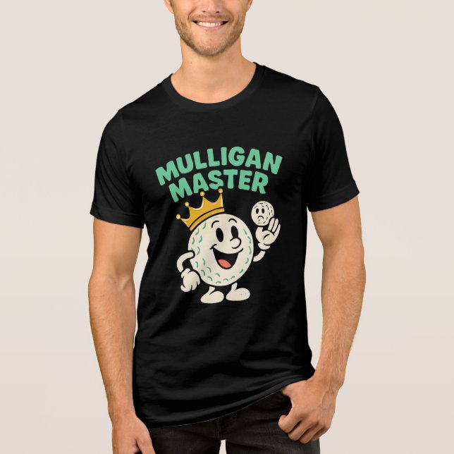 T-shirt En Tri-matière Mulligan Master Golf Collection Humour (Recto)