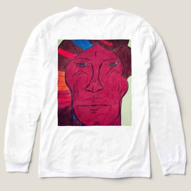 T-shirt En Tri-matière Multirracial à manches longues  (Motif verso)