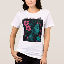 T-SHIRT  EN TRI-MATIÈRE MUSA DE LAS FLORES