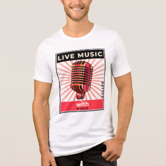 T-SHIRT EN TRI-MATIÈRE MUSIQUE LIVE MIEUX