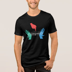 T-shirt En Tri-matière Musique Théorie Cute Musicien DJ Nouveauté