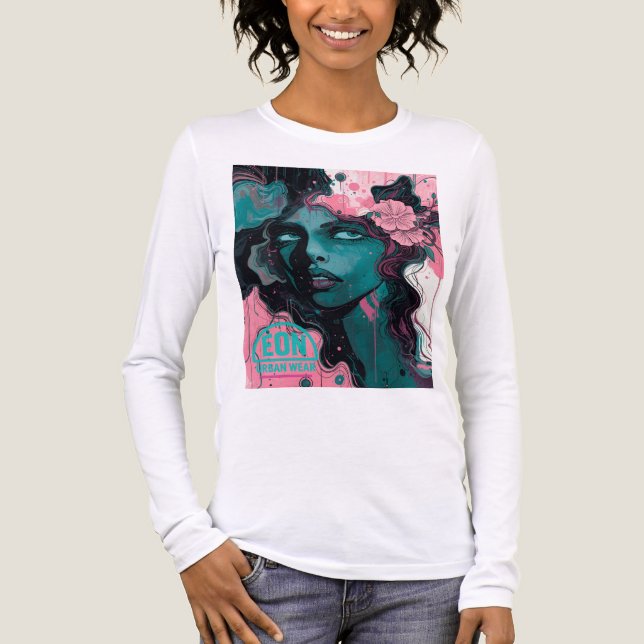 T-SHIRT  EN TRI-MATIÈRE MUSSA FLORAL (Recto)