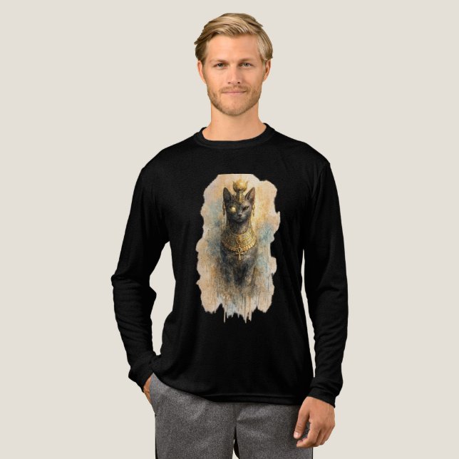 T-shirt En Tri-matière Mythical Cat Ancient Fantasy Feline Art  (Recto complet)