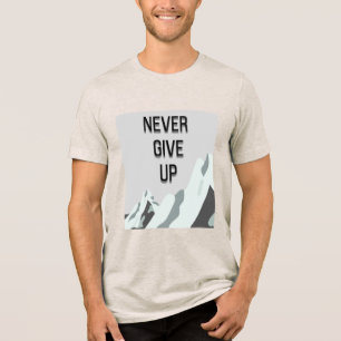 T-shirt En Tri-matière N'abandonnez jamais