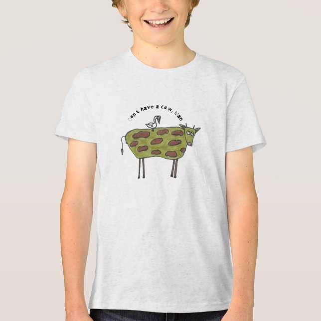 T-shirt En Tri-matière N'ai pas de vache (Recto)