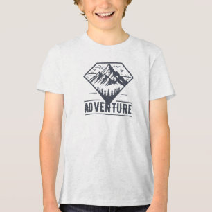 T-shirt En Tri-matière Nature géométrique moderne Montagnes Aventure