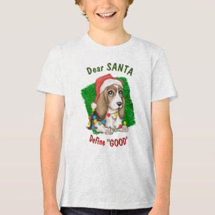 T-shirt En Tri-matière Naughty Beagle Pup Holiday
