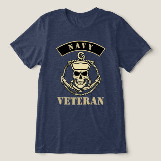 T-shirt En Tri-matière Navy Veteran