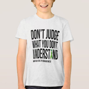 T-shirt En Tri-matière Ne Jugez Pas Ce Que Vous Ne Comprenez Pas La Santé