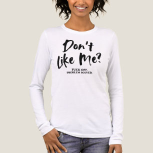 T-SHIRT EN TRI-MATIÈRE NE M'AIME PAS