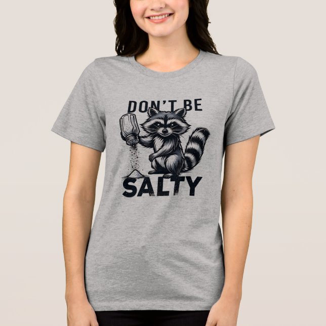 T-shirt En Tri-matière Ne sois pas salé (Recto)