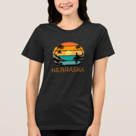 T-shirt En Tri-matière Nebraska: Surfer's Paradise