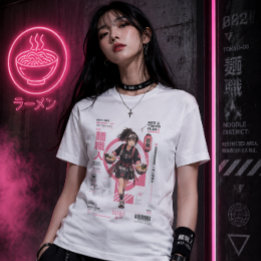 T-shirt En Tri-matière Neo Tokyo Files 008 – Quartier des Nouilles | Rame