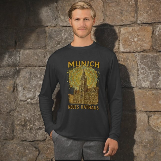 T-shirt En Tri-matière Neues Ratheus Sketcha Mens Long Manche (Créateur téléchargé)
