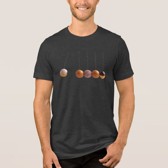 T-shirt En Tri-matière Newton's Cradle of Doughnut Holes (Recto)