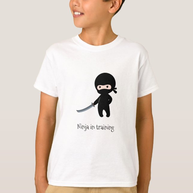 T-shirt En Tri-matière Ninja minuscule en colère (Devant)