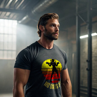 T-shirt En Tri-matière No Days Off Gym T-Shirt | Alpha Warrior Workout 