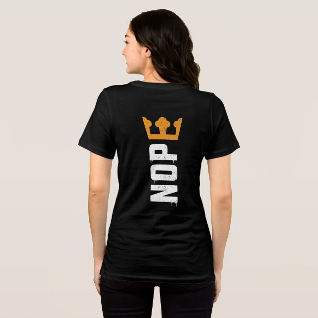T-shirt En Tri-matière No Kings Two Sided Front Back NOPE (Verso intégral)