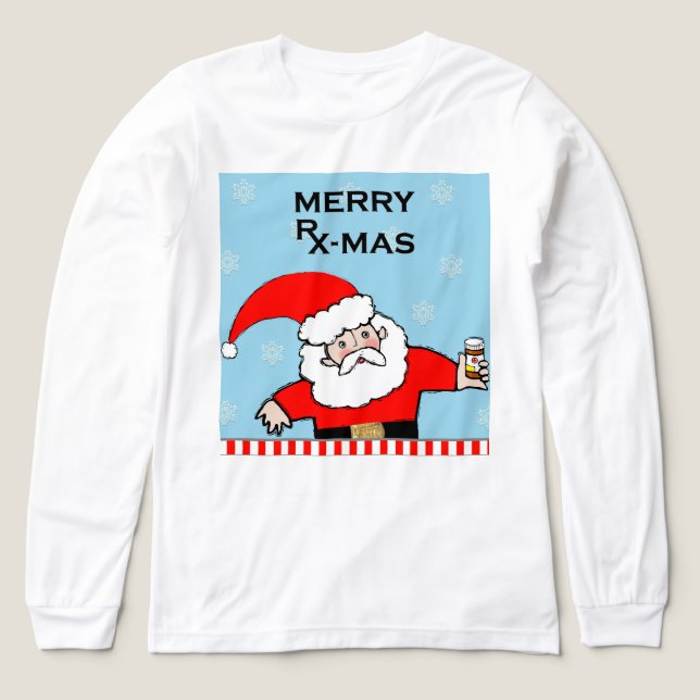 T-shirt En Tri-matière Noël du pharmacien (Motif recto)
