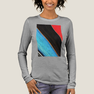 T-shirt En Tri-matière Noir Rouge Et Bleu 312