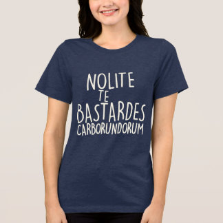 T-shirt En Tri-matière Nolite Te Bastardes Carborundorum