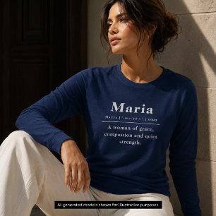 T-shirt En Tri-matière Nom de dictionnaire Signification Définition Femme