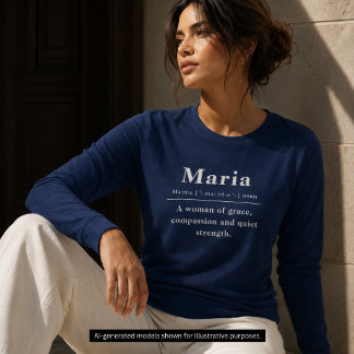 T-shirt En Tri-matière Nom de dictionnaire Signification Définition Femme