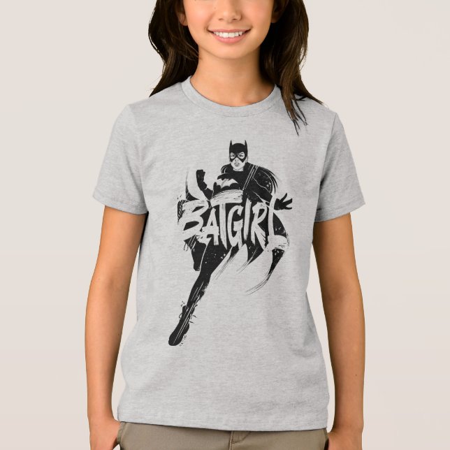T-shirt En Tri-matière Nom de la brosse d'encre Batgirl (Recto)
