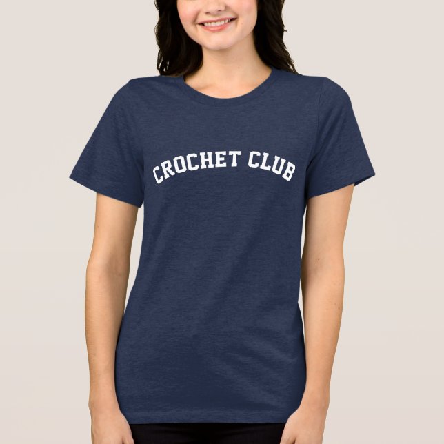 T-shirt En Tri-matière Nom du club Crochet personnalisé sur le bloc arriè (Recto)