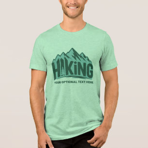 T-shirt En Tri-matière Nom personnalisé et texte Randonnée