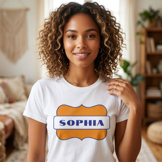 T-shirt En Tri-matière Nom personnalisé Graphique de style rétro personna