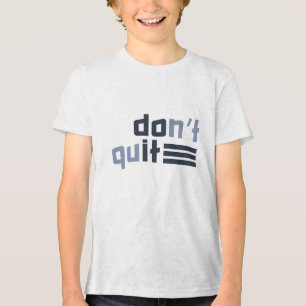 T-shirt En Tri-matière Nom personnalisé "Ne quittez pas"