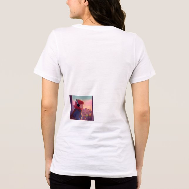 T-shirt En Tri-matière Nostalgie déchargée : Tee Style des années 90 (Verso)