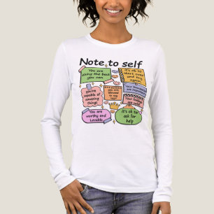 T-shirt En Tri-matière Note d'inspiration pour soi-même