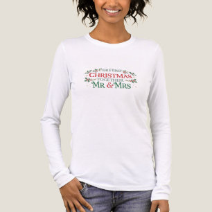 T-shirt En Tri-matière Notre Premier Noël Ensemble M. & Mme.