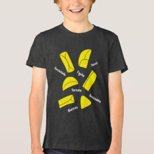 T-shirt En Tri-matière Nourriture Mexicaine Burrito Fajita Enchilada Ques