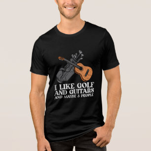 T-shirt En Tri-matière Nouveauté du musicien de golf Putter