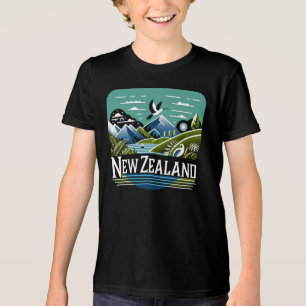 T-shirt En Tri-matière Nouvelle-Zélande Pacifique Sud