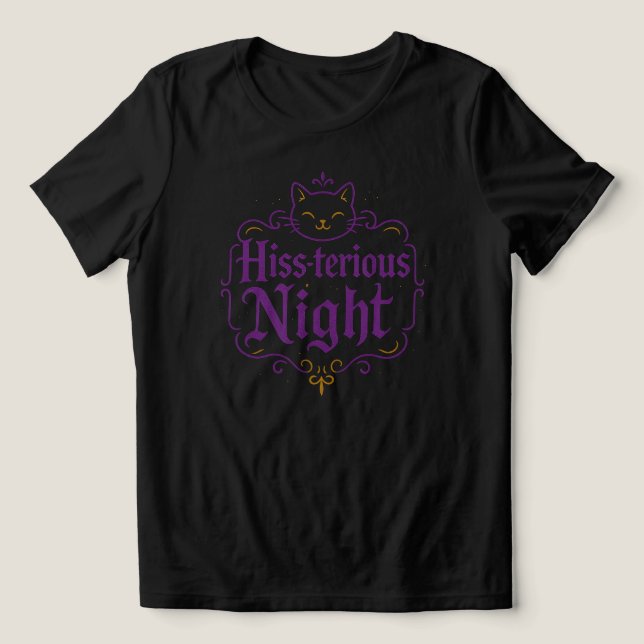 T-shirt En Tri-matière Nuit stressante | NOIR SEULEMENT (Design Recto)