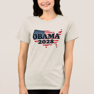 T-shirt En Tri-matière Obama 2028 — Une nouvelle aube pour l'Amérique